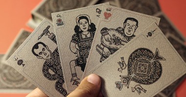 وائل عمل كوتشينة شعبى.. الجوكر عم أيوب وملوكها شكوكو والشريعى ويسرى فودة