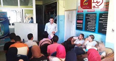 حملة للتوعية بمخاطر الإصابة بفيروس سى فى قرى مركز فوه بكفر الشيخ