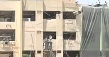 معاينة النيابة: التفجير دمر محتويات مقر الأمن الوطنى بشبرا الخيمة بالكامل
