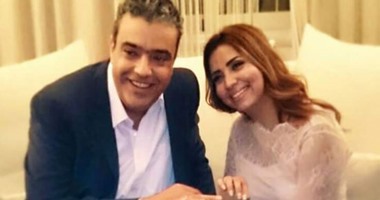 المنتجة مها سليم تنشر صورة خطوبتها على المخرج شادى على