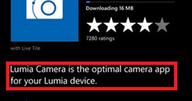 تطبيق Lumia Camera يعمل على أجهزة الشركات الأخرى لكن بمميزات محدودة