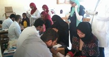 قافلة طبية تجرى الكشف على 540 حالة بالشرقية