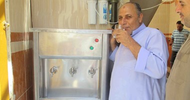 بالصور.. مبردات مياه ببرج مغيزل وكراسى متحركه لذوى الاحتياجات بكفر الشيخ 
