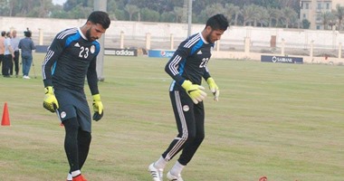 بالصور.. تدريبات ثلاثى حراس المنتخب استعدادًا لمواجهة تشاد
