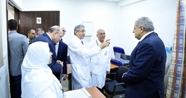 محلب يتفقد تطوير معهد القلب