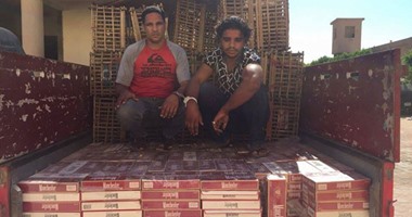 ضبط 17 ألف علبة سجائر مهربة من الخارج بمطروح