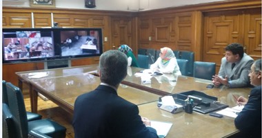 استخدام الفيديو كونفرانس للرد على شكاوى المواطنين بالمنوفية