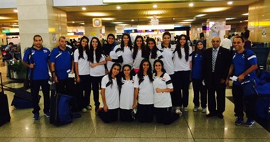 بالصور.. منتخب ناشئات الطائرة يطير إلى بيرو