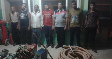 القبض على تشكيل عصابى تخصص فى التنقيب عن الآثار بالواحات البحرية