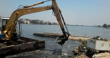 رفع 18 طن أسماك نافقة بنهر النيل بالبحيرة