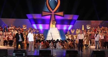 بالصور.. بروفات نهائية لأوبرا عايدة استعدادا لعرضها فى افتتاح القناة