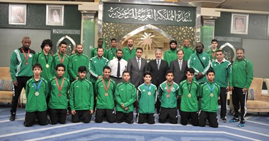 السفير السعودى بالقاهرة يكرم بعثة منتخب المملكة للكاراتيه