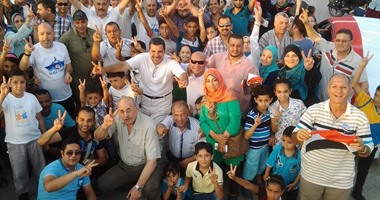 أهالى سيناء يواصلون احتفالاتهم بقناة السويس الجديدة