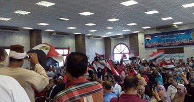 بالصور.. احتفالات بالمنوفية بافتتاح قناة السويس الجديدة