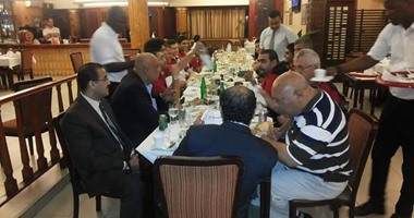 منتخب السلة للناشئين فى حفل عشاء السفارة المصرية بمالى