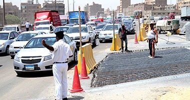 تحويلات مرورية بسبب غلق منزل الدائرى اتجاه المعادى لتخفيف الأحمال