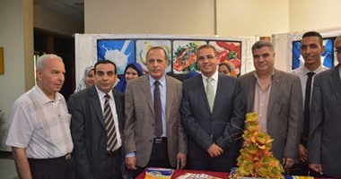بالصور.. افتتاح المعرض التعليمى الثانى بجامعة المنصورة