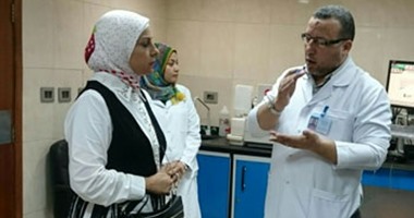 بالصور.. دعاء فاروق فى زيارة مركز بهية لعلاج سرطان الثدى: ربنا يكرم اللى عمل المستشفى دى ... كل حاجة ببلاش