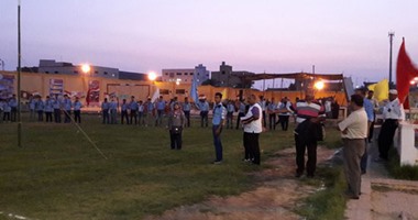 بالصور.. استقبال وفود المحافظات للمعسكر الكشفي للطلائع بكفر الشيخ
