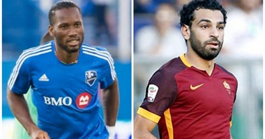 محمد صلاح يواجه دروجبا فى ودية روما ومونتريال