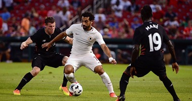 جماهير روما تختار محمد صلاح أفضل لاعب فى مواجهة ليفربول الودية