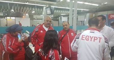 بالصور.. وصل الفوج الرابع للبعثة المصرية مطار ساوباولو