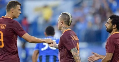 بالفيديو.. محمد صلاح يصنع هدفاً فى فوز روما على مونتريال إمباكت ودياً
