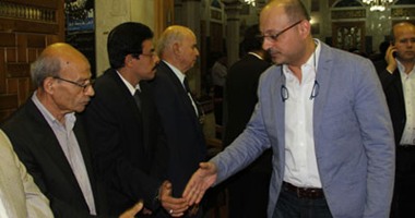 بالصور.. الوسط الصحفى يودع خالد السرجانى بعمر مكرم