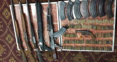 ضبط 13 سلاحا ناريا و22 طلقة فى حملة أمنية بالقليوبية