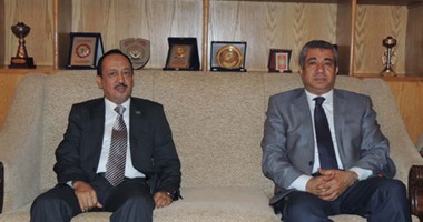 مدير أمن السويس يستقبل القنصل السعودى