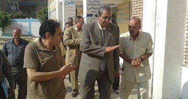 جولة ميدانية لوكيل التعليم بالغربية بإدارات المحلة