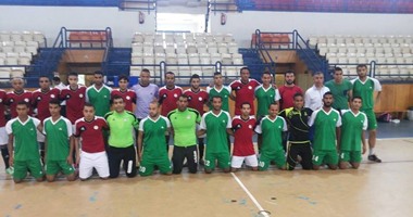 بالصور.. منتخب الصالات يفوز على منتخب بورسعيد 7 – 3 ودياً