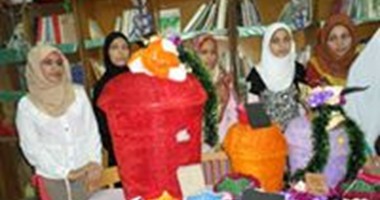 ورشة للتدريب على الأشغال اليدوية بمركز شباب مدينة إهناسيا ببنى سويف