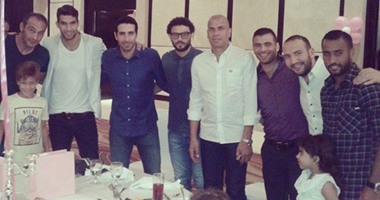 بالصور.. متعب "أبو البنات" يحتفل بعقيقة "سيلين"