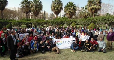 فى يوم الوقفة.. متطوعون يحتفلون بعيد الأضحى مع أطفال السرطان