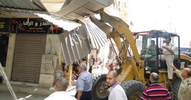 إزالة 197 حالة إشغال متنوع بشوارع دمنهور