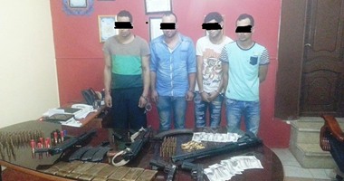 سقوط أخطر تشكيل عصابى للسطو المسلح على رواد البنوك والشركات بالجيزة