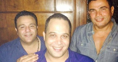 بالصور.. عمرو دياب ومحمد فؤاد وشريف منير فى عيد ميلاد تامر مرسى