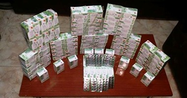 حبس عاطلين ضبط بحوزتهما 40 ألف قرص مخدر بالطالبية