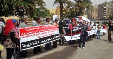 انتهاء مظاهرة ضد قانون الخدمة المدنية بالفسطاط
