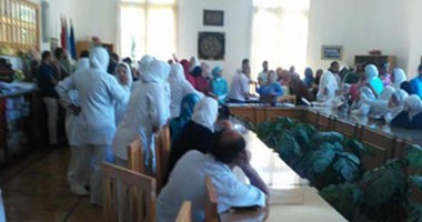 توقف العمل بمستشفى دسوق العام لإضراب الممرضين بكفر الشيخ