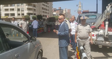 مدير أمن البحيرة يتفقد الخدمات المرورية والأكمنة الأمنية بدمنهور