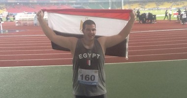 بالصور.. محمد مجدى يحصد فضية "الجُلة" بالألعاب الأفريقية