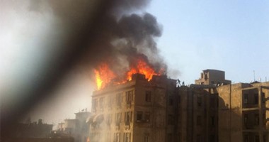 إصابة "مزارع" فى حريق حوش بالعسيرات سوهاج