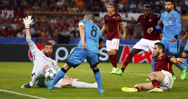 دورى أبطال أوروبا.. كل أرقام برشلونة وروما قبل قمة الليلة