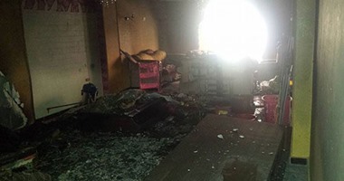 الدفاع المدنى بالخارجة يسيطر على حريق بمنزل دون وفيات أو إصابات