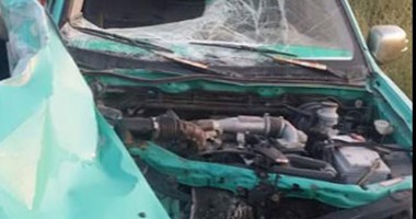 ارتفاع ضحايا تصادم 3 سيارات بالطريق الغربى فى قنا إلى 4 قتلى و 14 مصابا