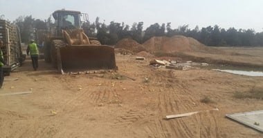 مصدر: لودر حفر كسر ماسورة مياه تبعد عن استراحة الرئاسة 5 كيلومتر