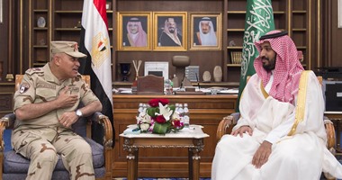 الفريق أول صدقى صبحى يلتقى نظيره السعودى الأمير محمد بن سلمان