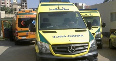 إصابة شخصين فى حادث تصادم سيارتين أعلى الطريق الدائرى